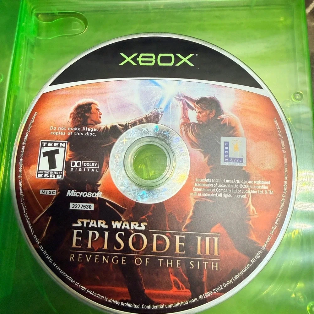 LucasArts Star Wars Xbox Game Bundle Republic Commando Episode III Sith 2-Pack